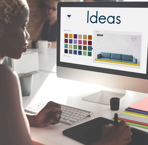 Ideas Be Creative Inspiration Design Logo Concept